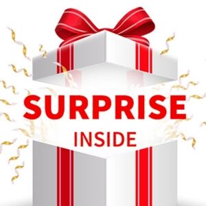 Surprise Gift Box with Red Ribbon